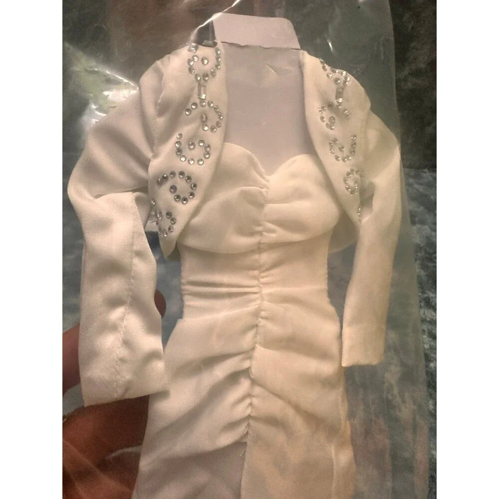 Urban Outfitters Red-Head Articulated Fashion Doll with Ivory Gown